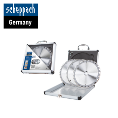 Scheppach 7901200715 Juego de hojas de sierra HM de 3 piezas 210 x 30/25,4 x 2,2 mm 24T y 48T y 60T