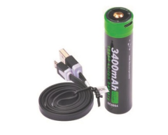 79NT/18650USB Batería recargable 18650 Li-lon USB 3,7 voltios