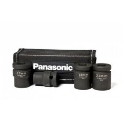 Panasonic Accesorios 635187 Juego de llaves de vaso 1/2" 13-17-19-21mm