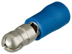9799151 Enchufe redondo 100 unidades Cable de 5 mm 1,5-2,5mm2 (Azul)
