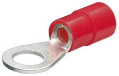 Knipex 9799171 Terminales de cable, forma de anillo 200 piezas Cable de 4 mm 0,5-1,0 mm2 (Rojo)