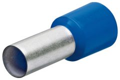 Knipex 9799334 Manguitos de extremo de conductor con cuello de plástico 200 unidades de cable de 2,5 mm2 (azul)