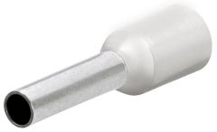 Knipex 9799350 Manguitos de extremo de conductor con cuello de plástico 200 unidades de cable de 0,5 mm2 (blanco)