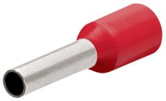 Knipex 9799352 Manguitos de extremo de conductor con cuello de plástico 200 unidades de cable de 1 mm2 (Rojo)