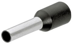 Knipex 9799353 Manguitos de extremo de conductor con cuello de plástico 200 unidades de cable de 1,5 mm2 (negro)