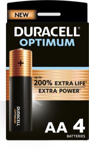 Duracell D137486 Alcalina Optimum AA 4pcs.