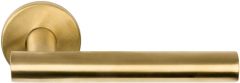 Formani 1501D150IMXX0 BASICS LB7-19 manilla EN1906 clase 3 con muelle sobre roseta PVD oro mate