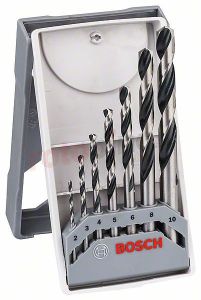 Bosch Professional Accesorios 2608577347 HSS Juego de brocas para metal de 7 piezas Pointtec