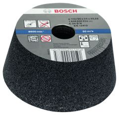 Bosch Professional Accesorios 1608600239 Recipiente de lijado, cónico - piedra/hormigón 90 mm, 110 mm, 55 mm, 24