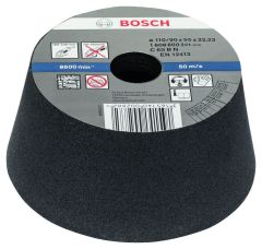 Bosch Professional Accesorios 1608600241 Recipiente de lijado, cónico - piedra/hormigón 90 mm, 110 mm, 55 mm, 54