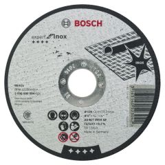 Bosch Professional Accesorios 2608600094 Disco de corte recto Expert para Inox AS 46 T INOX BF, 125 mm, 2,0 mm
