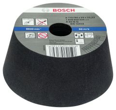 Bosch Professional Accesorios 1608600234 Recipiente de lijado, cónico - metal/fundición 90 mm, 110 mm, 55 mm, 60