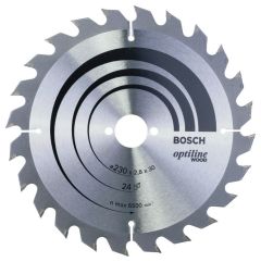 Bosch Professional Accesorios 2608640627 Hoja de sierra circular 230 x 30 x 24T Optiline Wood