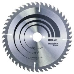 Bosch Professional Accesorios 2608640629 Hoja de sierra circular 230 x 30 x 48T Optiline Wood