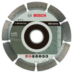 Bosch Professional Accesorios 2608602616 Disco de corte de diamante Estándar para Abrasivos 125 x 22,23 x 7 mm