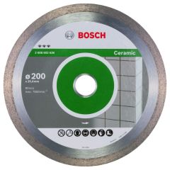 Bosch Professional Accesorios 2608602636 Disco de corte diamantado Best for Ceramic 200 x 25,40 x 2,2 x 10 mm