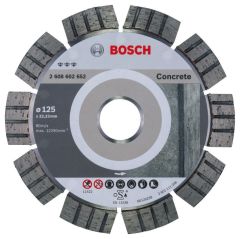 Bosch Professional Accesorios 2608602652 Disco de corte de diamante Mejor para Hormigón 125 x 22,23 x 2,2 x 12 mm