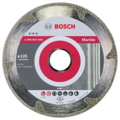 Bosch Professional Accesorios 2608602690 Disco de corte de diamante Mejor para Mármol 125 x 22,23 x 2,2 x 3 mm