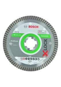 Bosch Professional Accesorios 2608615132 X-LOCK Disco de corte de diamante Mejor para Ceramic Clean Turbo 125 x 22,23 x 1,4 x 7 mm