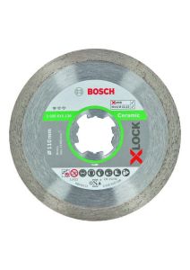 Bosch Professional Accesorios 2608615136 X-LOCK Disco de corte de diamante estándar para cerámica 110 x 22,23 x 1,6 x 7,5 mm