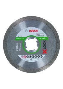 Bosch Professional Accesorios 2608615137 X-LOCK Disco de corte de diamante estándar para cerámica 115 x 22,23 x 1,6 x 7 mm