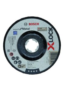 Bosch Professional Accesorios 2608619259 Disco de amolar X-LOCK Expert para metal 125 mm x 6,0 mm avellanado A 30 T BF