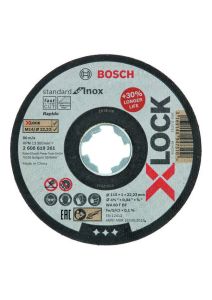 Bosch Professional Accesorios 2608619261 Disco de corte X-LOCK Estándar para Inox 115 mm WA 60 T BF