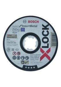 Bosch Professional Accesorios 2608619263 Disco de corte X-LOCK Expert para Inox + Metal 115 mm AS 60 T INOX BF