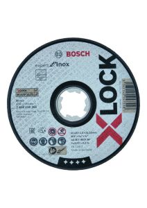 Bosch Professional Accesorios 2608619265 Disco de corte X-LOCK Expert para Inox 125 mm x 1,6 mm AS 46 T INOX BF