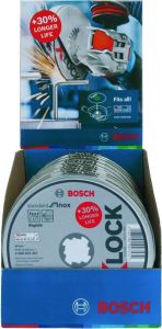 Bosch Professional Accesorios 2608619267 Discos de amolar X-LOCK Standard Para Inox 125x1x22.23 10 piezas en lata