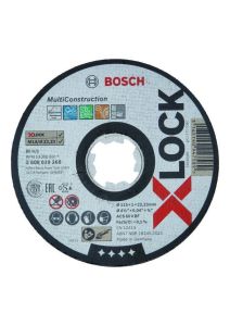 Bosch Professional Accesorios 2608619268 Disco de corte X-LOCK Multi Material 115 mm ACS 60 V BF