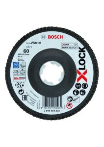 Bosch Professional Accesorios 2608619202 X-LOCK disco de láminas Best for Metal 125 mm K60