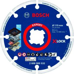 Bosch Professional Accesorios 2608900532 Disco de corte Expert Diamond Metal Wheel X-LOCK 115 x 22,23 mm