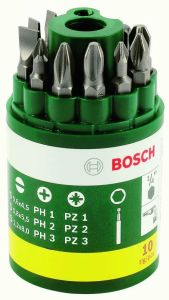 Bosch DIY Accesorios 2607019454 Juego de puntas de destornillador de 10 piezas