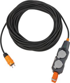 Brennenstuhl Professional 9161250160 Bloque de alimentación con cable de extensión IP54 4x 25 m negro H07RN-F 3G1,5