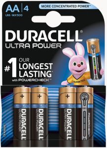 Duracell D002562 Alcalina Ultra Power AA 4pcs.