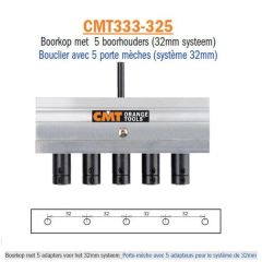 CMT CMT333-325 Sistema de perforación universal con 5 portabrocas