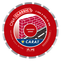 Carat CNAC370500 hoja de sierra de diamante BAKSTEEN / ASFALT CNA CLASSIC 370x30,0MM