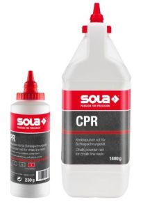 Sola 66152101 CPR230 Polvo para líneas de tiza 230g Rojo