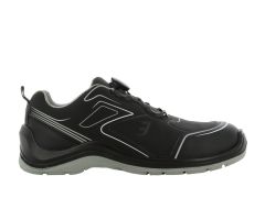 FLOWS3LTLS Deportivo zapato de seguridad S3 ESD de corte bajo sin metal con cierre TLS negro