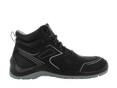 FLOWS3MID Zapato de seguridad deportivo semialto S3 ESD sin metal negro