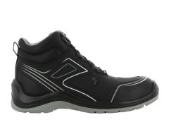 FLOWS3MTLS Deportivo zapato de seguridad semialto S3 ESD sin metal con cierre TLS negro