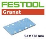 Festool 498939 Planchas de lijado Granat STF 93x178/8 P220 GR/100