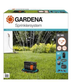 Gardena 8221-20 juego completo con boquilla giratoria empotrada OS 140
