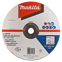 Makita Accesorios A-80955 Disco de amolar 230x6,0mm acero