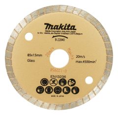 Makita Accesorios B-22040 Hoja de sierra diamantada 85 mm Uni para uso en seco