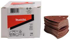 Makita Accesorios P-42640 Hoja de lija 3-K 94 K150 Velcro rojo 50 Piezas