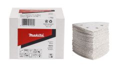 Makita Accesorios P-42771 Hoja de lijado 94 x 94 K40 Velcro blanco 50 piezas