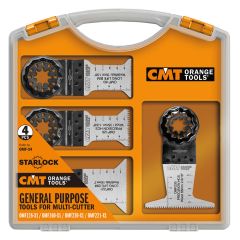 CMT OMF-X4 Juego de 4 piezas para multiherramientas oscilantes, Starlock