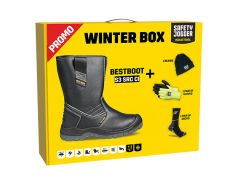 Safety Jogger PROMOBESTB Winterbox Bestboot calzado de seguridad, gorro, guantes y calcetines